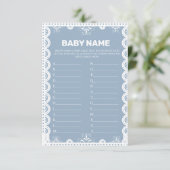Mexican Theme Baby Naam suggesties spel kaart (Staand voorkant)