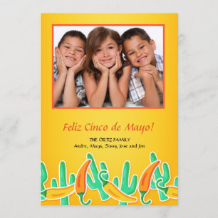 Mexican Theme Foto Uitnodiging