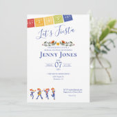 Mexican ThreadVrijgezellenfeest nodigt uit Kaart (Staand voorkant)