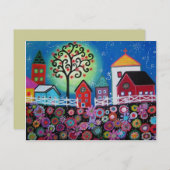 MEXICAN TOWN-BRIEFKAART BRIEFKAART (Voorkant / Achterkant)