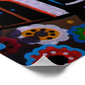 MEXICAN TOWN PAINTING POSTER (Hoek)