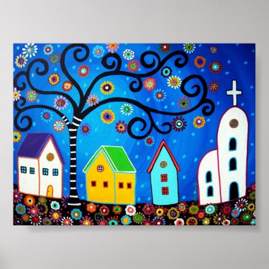 MEXICAN TOWN-POSTERS POSTER (Voorkant)