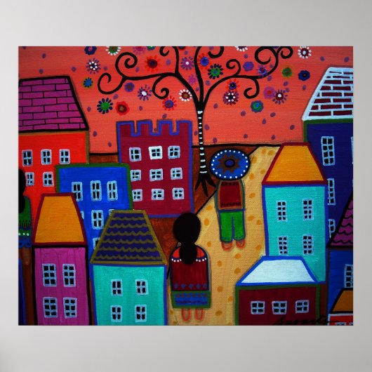 MEXICAN TOWN-POSTERS POSTER (Voorkant)