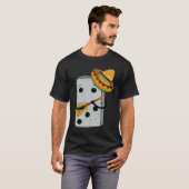 Mexican Train Dominoes Funny T-shirt (Voorkant volledig)