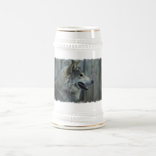Mexican Wolf Beer Stein Bierpul (Center)