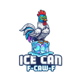 Mexican Wrestler Chicken ICE Can F-Caw-F T-shirt