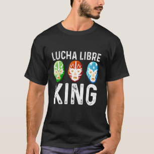 Mexican Wrestler Mask Wrestling Luchador Lucha Lib T-shirt