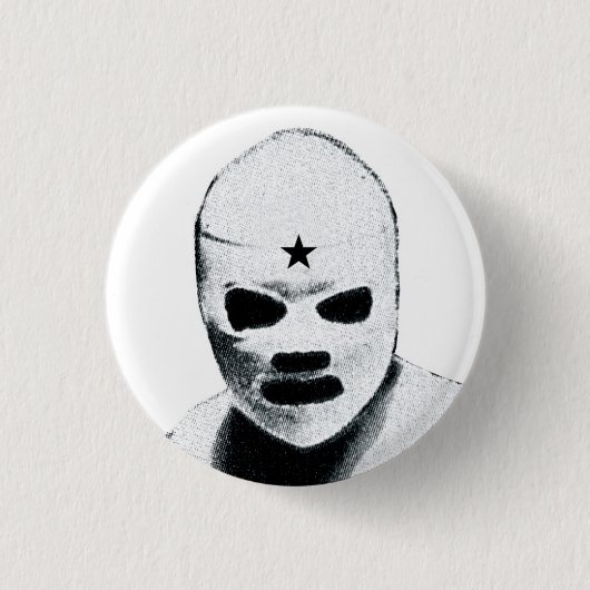 Mexican Wrestler Ronde Button 3,2 Cm (Voorkant)