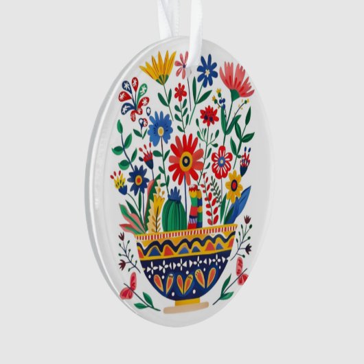 Mexicana Bouquet and Cat, Ornament (voorkant)