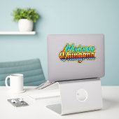 Mexicana Chicana Sticker (Laptop op bureau)