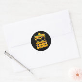 Mexicana En Bougie Mexicaanse Meisjes Cinco De May Ronde Sticker (Envelop)