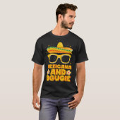 Mexicana En Bougie Mexicaanse Meisjes Cinco De May T-shirt (Voorkant volledig)