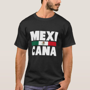 MEXICANA MEXICO VLAG WORTELS TROTS T-SHIRT