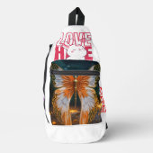 #MexicanembroideryPrint Cut Sew Bag Sling Bag (Voorkant)