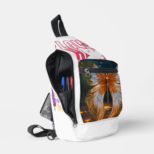 #MexicanembroideryPrint Cut Sew Bag Sling Bag (Open)