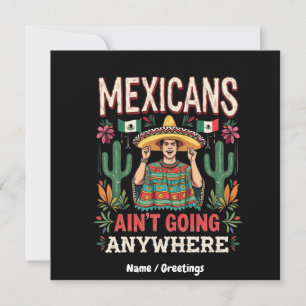 Mexicanen gaan nergens heen met een gewaagde verkl kaart