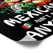 Mexicanen gaan nergens heen poster (Hoek)