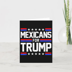 Mexicanen voor Trump 2024 Mexico VS vriendschapsvl Kaart