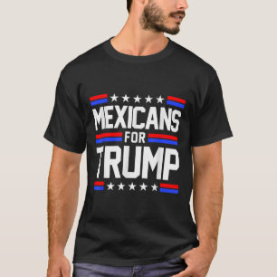 Mexicanen voor Trump 2024 Mexico VS vriendschapsvl T-shirt