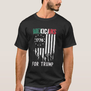 Mexicanen voor Trump 2024 Mexico VS vriendschapsvl T-shirt