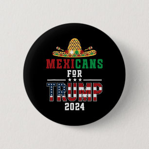 Mexicanen Voor Trump Usa Vlag Stem Republikeinse P Ronde Button 5,7 Cm