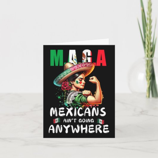 Mexicanen willen nergens heen kaart (Voorkant)