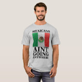 Mexicanen willen overal heen met een glinsterende t-shirt (Voorkant volledig)