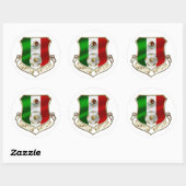Mexicano Futbol badge embleem voetbal Shield Ronde Sticker (Vel)