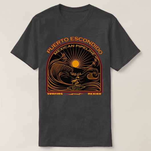 MEXICANPIPELINE PUERTO ESCONDIDO T-SHIRT (Design voorkant)