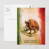 MEXICANVLAG - MEXICO-STIJL BRIEFKAART (Voorkant / Achterkant)