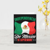 Mexico 16 september Mexicaanse onafhankelijkheid Kaart (Gele Bloem)