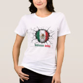"Mexico 2026: Elegante trots & onstuitbare geest" Tri-Blend Shirt (Voorkant)