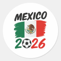 Mexico 2026 Voetbal Fan Design met Voetbal