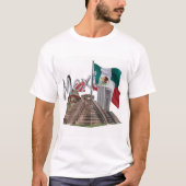 "Mexico" 3D realistische illustratie T shirt (Voorkant)