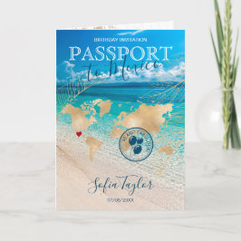 Mexico 40 en fantastische verjaardag paspoort kaar