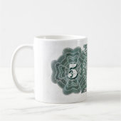 Mexico 5 Pesos Bankbiljet, Aztec Kalender Koffiemok (Links)