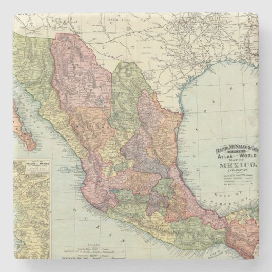 Mexico 7 stenen onderzetter (Voorkant)