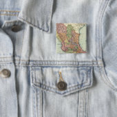 Mexico 7 vierkante button 5,1 cm (In situ)