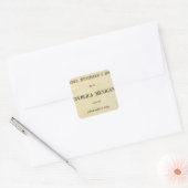 Mexico 7 vierkante sticker (Envelop)