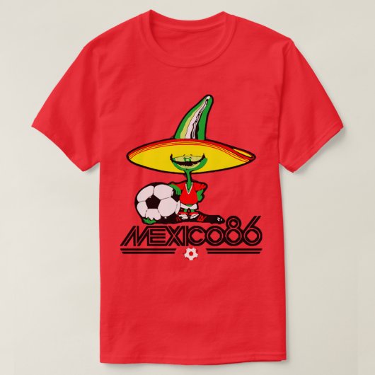 Mexico 86 t-shirt (Design voorkant)