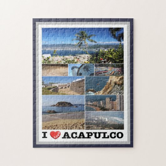 Mexico - Acapulco - I Love - Legpuzzel (Verticaal)