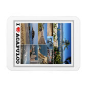 Mexico - Acapulco - I Love - Magneet (Horizontaal)