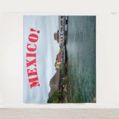Mexico! Achtergrond Wandkleed (Voorkant)