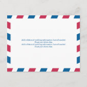 Mexico Airmail Wedding Reisinformatie Informatiekaartje (Achterkant)