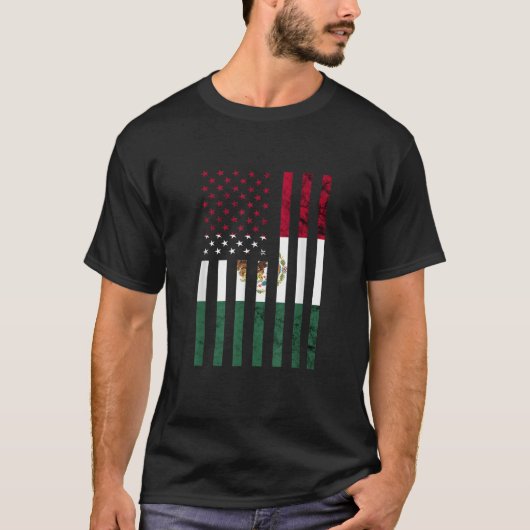 Mexico-Amerika Mexicaanse trots T-shirt (Voorkant)