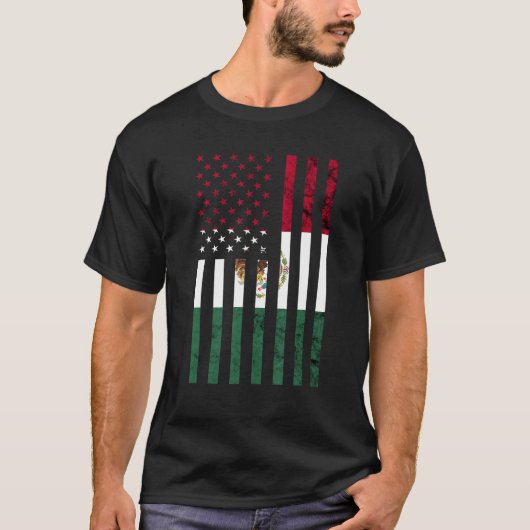 Mexico-Amerika Mexicaanse trots T-shirt (Voorkant)