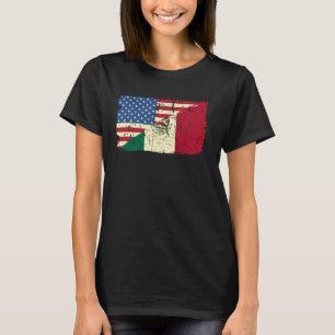 Mexico Amerika Vlag USA Trots Patriot Half Mexicaa T-shirt