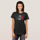 Mexico Amerikaans Mexicaans T-shirt (Voorkant volledig)
