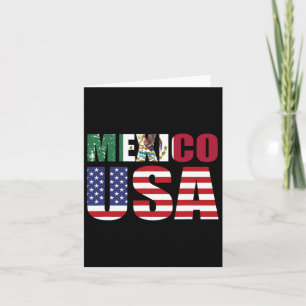 Mexico Amerikaanse vlag Patriot Mexicaanse vlag Am Kaart