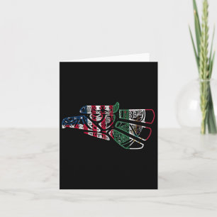 Mexico Amerikaanse vlag Patriot Mexicaanse vlag Am Kaart